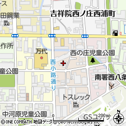 京都府京都市南区吉祥院西ノ庄西中町20周辺の地図
