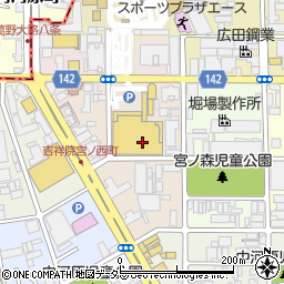 アヤハディオ吉祥院八条店リビングサービス周辺の地図