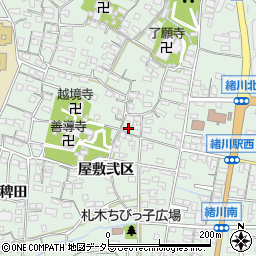 愛知県知多郡東浦町緒川屋敷弐区45周辺の地図