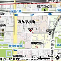 京都府京都市南区西九条横町81周辺の地図