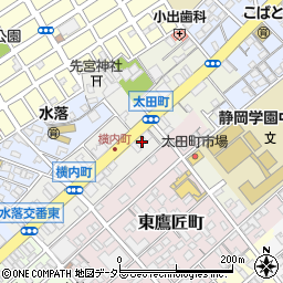 静岡県静岡市葵区横内町13-1周辺の地図