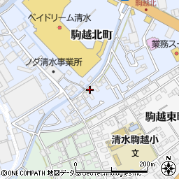 静岡県静岡市清水区駒越北町7-49周辺の地図