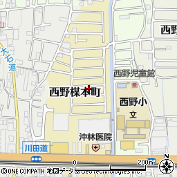 京都府京都市山科区西野楳本町77-22周辺の地図