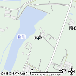 愛知県知多郡東浦町緒川大草周辺の地図