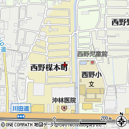 京都府京都市山科区西野楳本町77-18周辺の地図