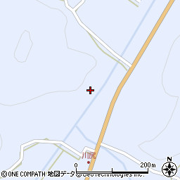 愛知県新城市作手高里宮山周辺の地図
