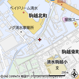 静岡県静岡市清水区駒越北町7-50周辺の地図