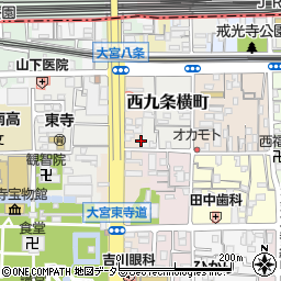 京都府京都市南区東寺東門前町59-1周辺の地図