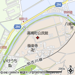 高嶋町公民館周辺の地図
