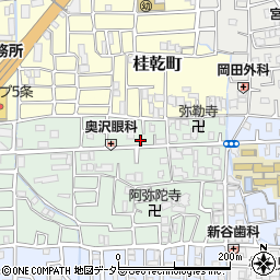 ライフポケット桂店周辺の地図