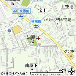 谷田町第１公民館周辺の地図