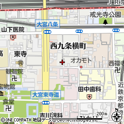 京都府京都市南区西九条横町5周辺の地図
