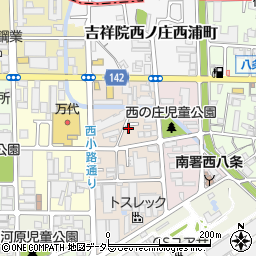 京都府京都市南区吉祥院西ノ庄西中町24周辺の地図