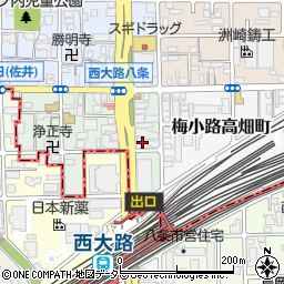 カスタリア京都西大路周辺の地図