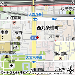 京都府京都市南区東寺東門前町59周辺の地図