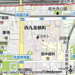 京都府京都市南区西九条横町75周辺の地図