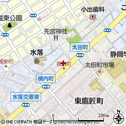 静岡県静岡市葵区横内町84-1周辺の地図