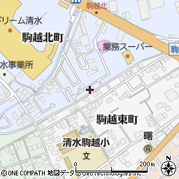 静岡県静岡市清水区駒越北町5-127周辺の地図