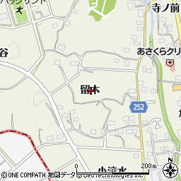 愛知県東海市加木屋町留木周辺の地図