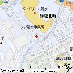 静岡県静岡市清水区駒越北町8-36周辺の地図