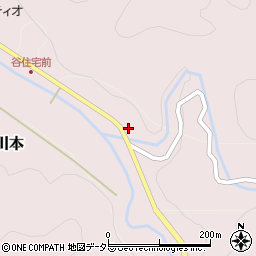 島根県川本町（邑智郡）上谷周辺の地図