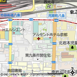 京都府京都市南区東九条西岩本町10周辺の地図