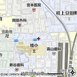 コンセプト桂巽町パーキング周辺の地図