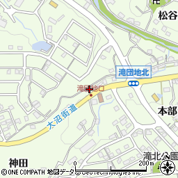 愛知県岡崎市滝町本部22周辺の地図