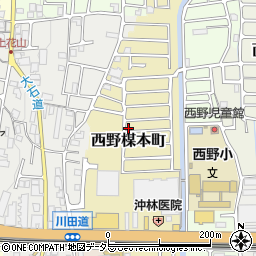 京都府京都市山科区西野楳本町77-52周辺の地図