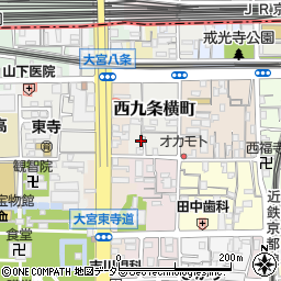 京都府京都市南区西九条横町7周辺の地図