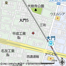 株式会社大等興業　大門工場周辺の地図