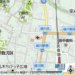 緒川コミュニティセンター周辺の地図