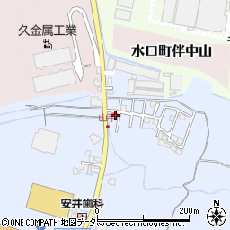 滋賀県甲賀市水口町北脇352-10周辺の地図