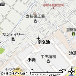 愛知県安城市宇頭茶屋町南裏70-5周辺の地図