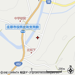 広島県庄原市比和町比和792周辺の地図