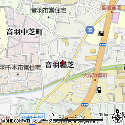 京都府京都市山科区音羽稲芝周辺の地図
