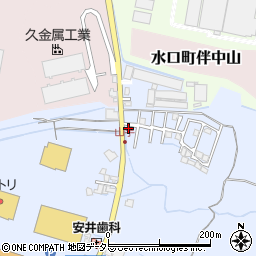 滋賀県甲賀市水口町北脇352-11周辺の地図