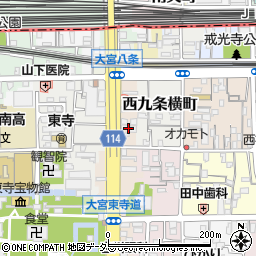 アーバンヒル東寺周辺の地図