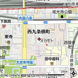 京都府京都市南区西九条横町61周辺の地図