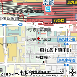 京都府京都市南区東九条室町56周辺の地図