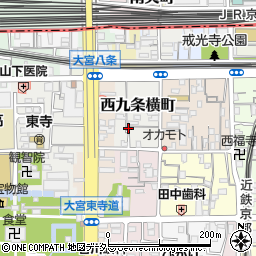 京都府京都市南区西九条横町57周辺の地図