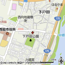 下戸田公会堂周辺の地図