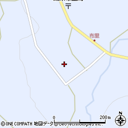 愛知県新城市布里外貝津周辺の地図