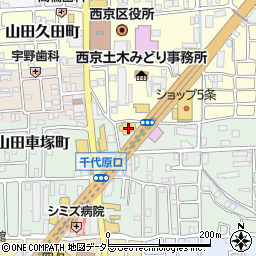 京都府京都市西京区桂千代原町56周辺の地図