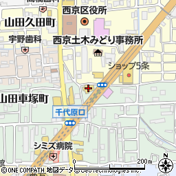 平安スズキスズキアリーナ京都西周辺の地図