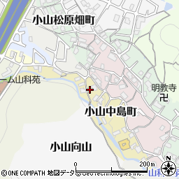 松正周辺の地図