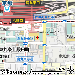 KYOTO HACHIJO DINING OCTAVAR（オクターヴァ）周辺の地図
