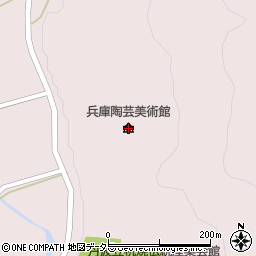 兵庫陶芸美術館周辺の地図
