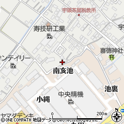 愛知県安城市宇頭茶屋町南裏7周辺の地図