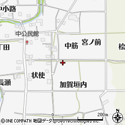 京都府亀岡市曽我部町中中筋18周辺の地図